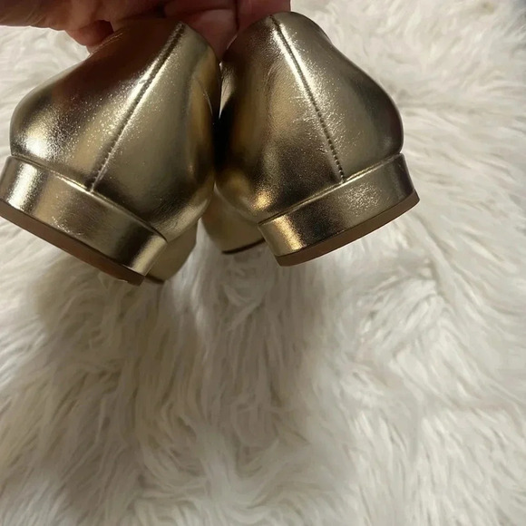 Salvatore Ferragamo - Zeri Golden pointed ballets - Picture 10 of 16